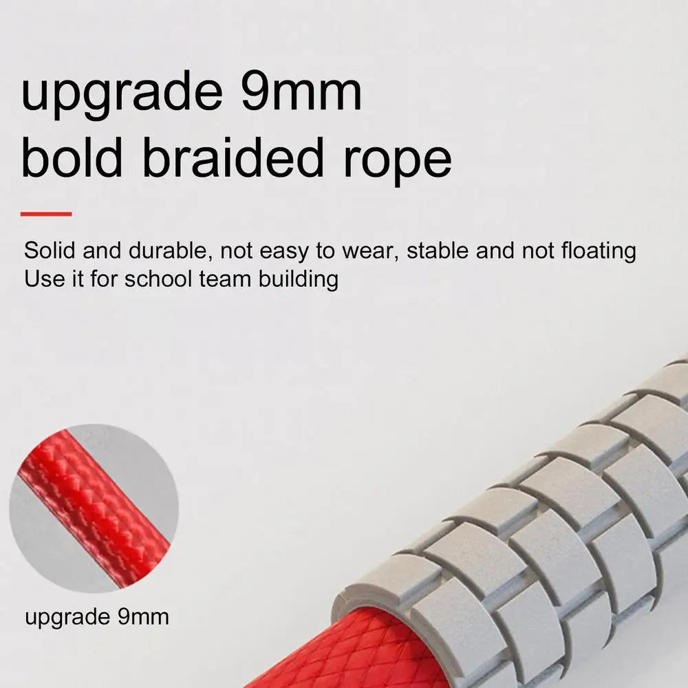 Long Rope Group Skipping Rope Children Students Speed Skipping Rope Cross-fit Jump Rope With Anti-Slip Handle For Double Unders