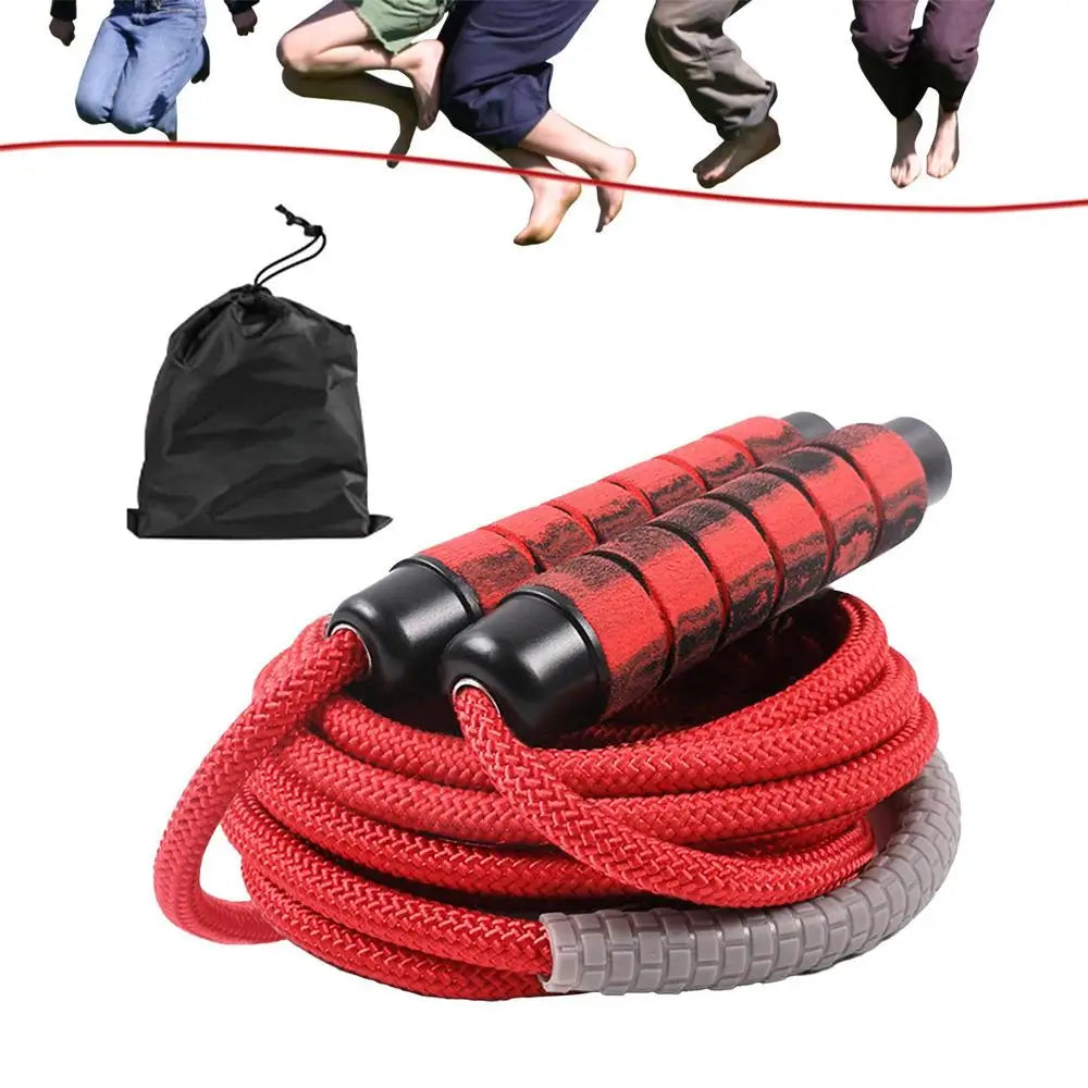 Long Rope Group Skipping Rope Children Students Speed Skipping Rope Cross-fit Jump Rope With Anti-Slip Handle For Double Unders