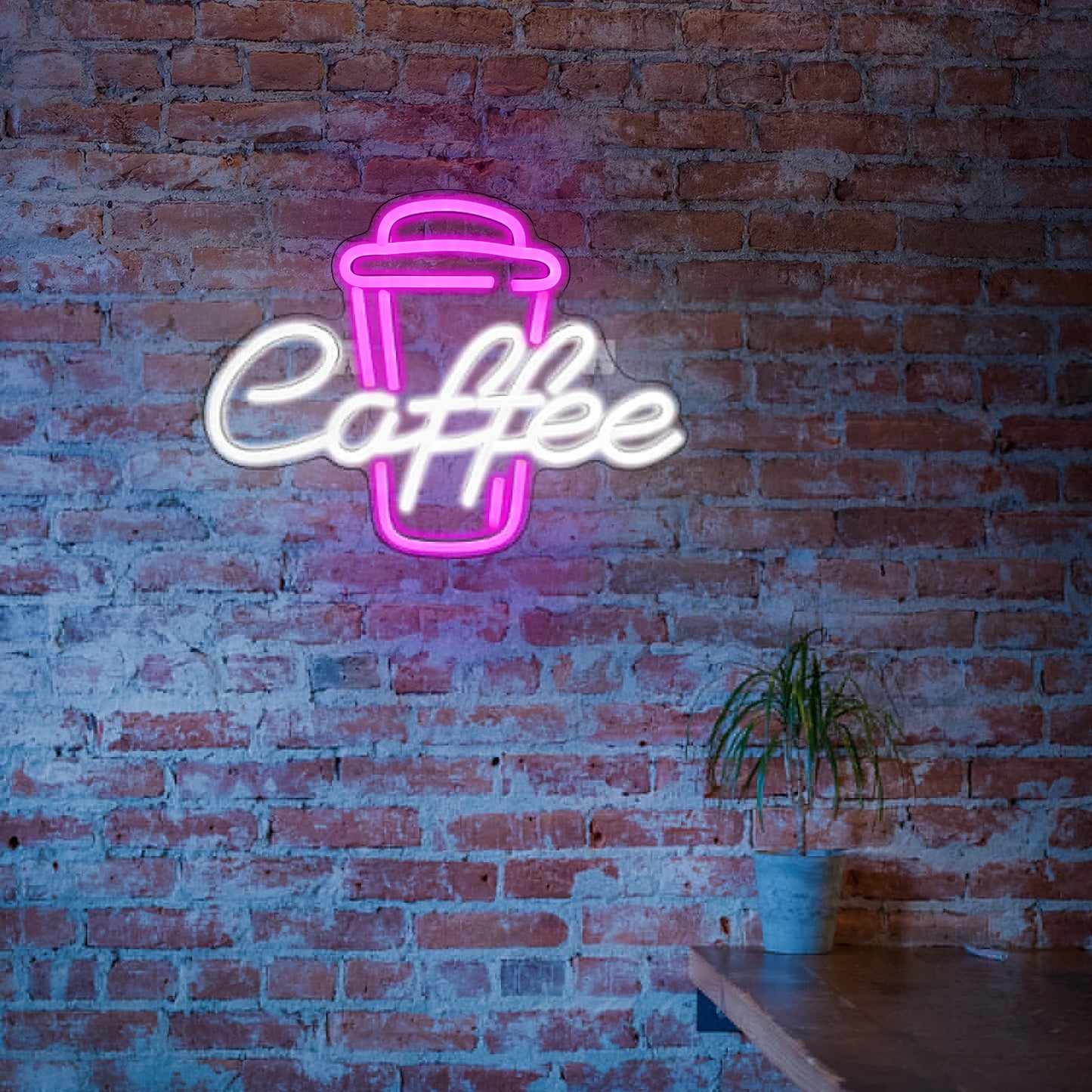 Coffee Neon Sign Luminous LED Sign for Cafe Bar Resturant USB Letter Neon Light Signs Wall Decor Beer Pub Bedroom Birthday Party