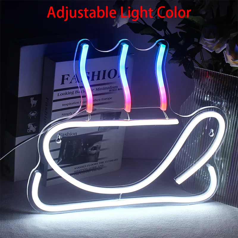 Coffee Neon Sign Luminous LED Sign for Cafe Bar Resturant USB Letter Neon Light Signs Wall Decor Beer Pub Bedroom Birthday Party