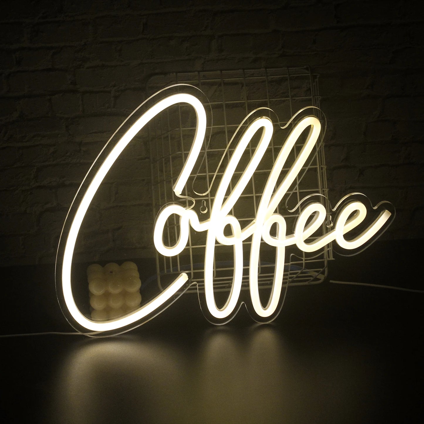 Coffee Neon Sign Luminous LED Sign for Cafe Bar Resturant USB Letter Neon Light Signs Wall Decor Beer Pub Bedroom Birthday Party