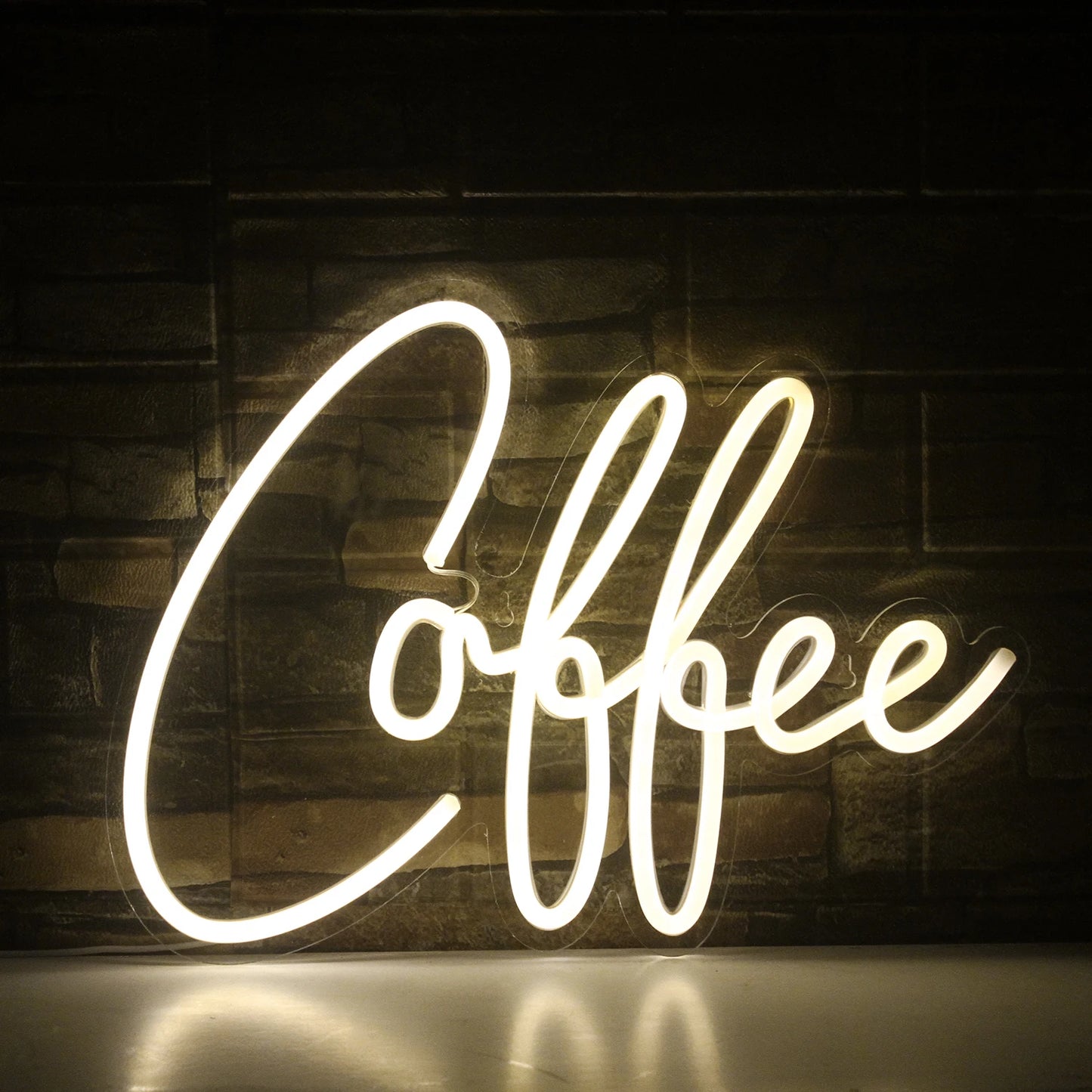 Coffee Neon Sign Luminous LED Sign for Cafe Bar Resturant USB Letter Neon Light Signs Wall Decor Beer Pub Bedroom Birthday Party